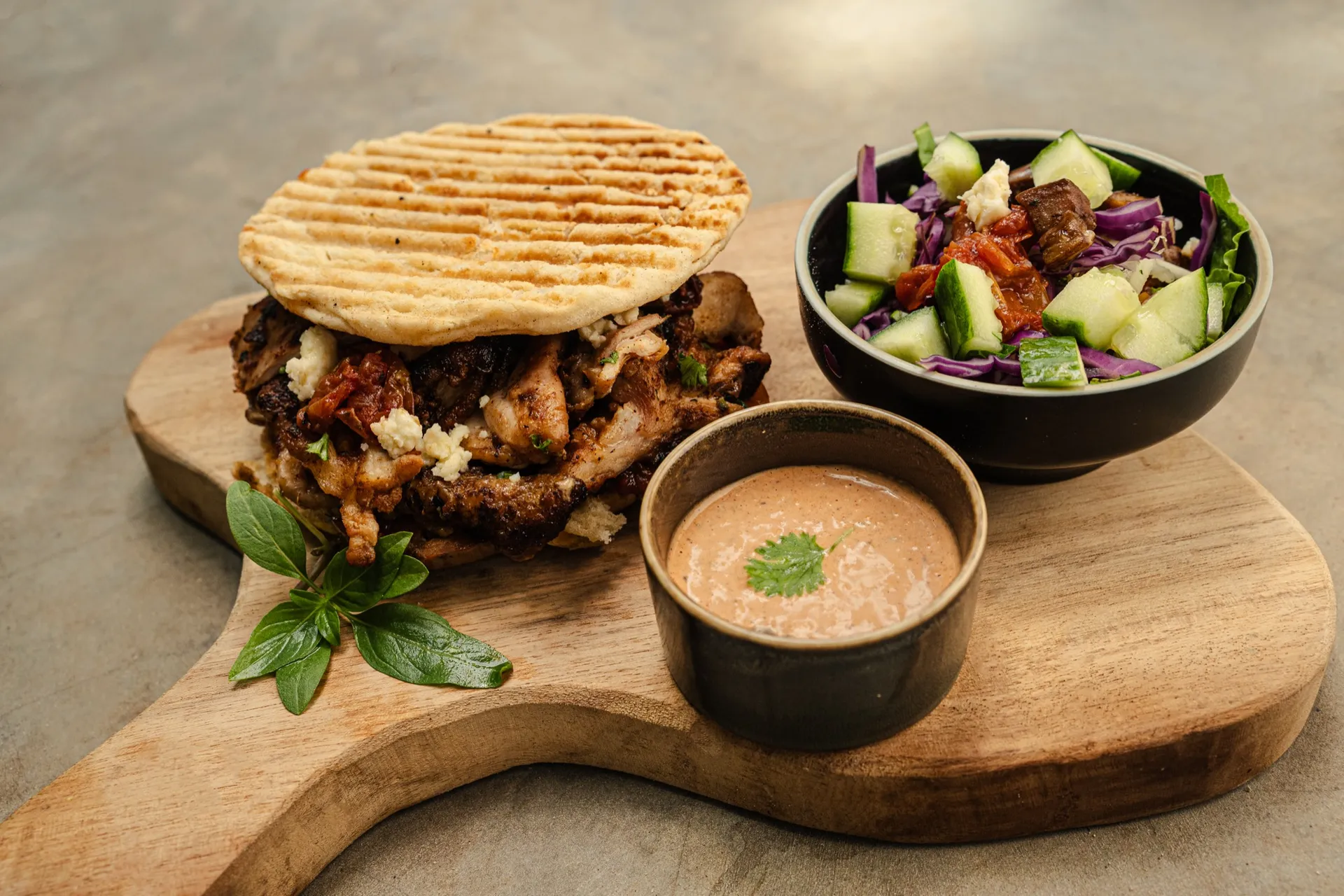 Food at Maha Mezze Cafe, Hiriketiya